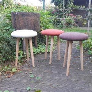 Elegante linnen zit-krukjes