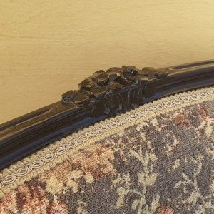 Louis XV met hedendaagse Gobelin - stof